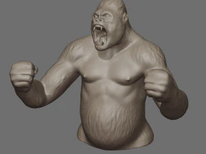 King Kong 3D Print 3D Model