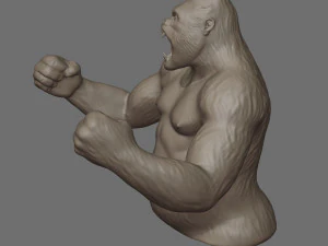 King Kong 3D Print 3D Model