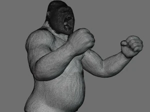 King Kong 3D Print 3D Model