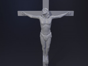 Jesus Christ in Cross 3D Print 3D मॉडल