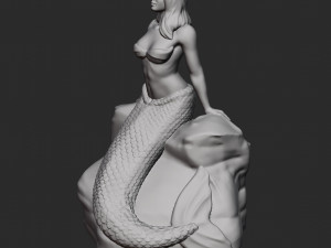 Mermaid 2 3D Print Model