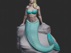 Mermaid 2 3D Print Model