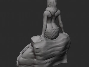 Mermaid 2 3D Print Model