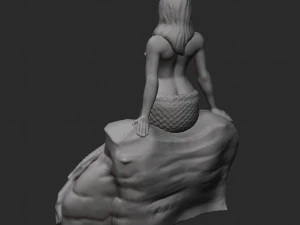Mermaid 2 3D Print Model