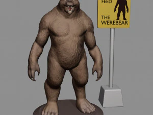 Werebear V1 3D Print Model