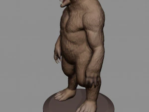 Werebear V1 3D Print Model