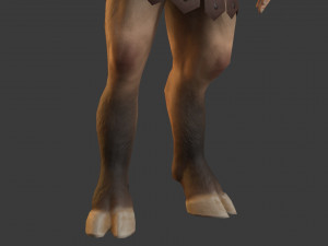 Minotaur Low Poly Rigged 3D Model
