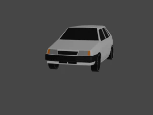 Basso poli vaz 2109 Modello 3D