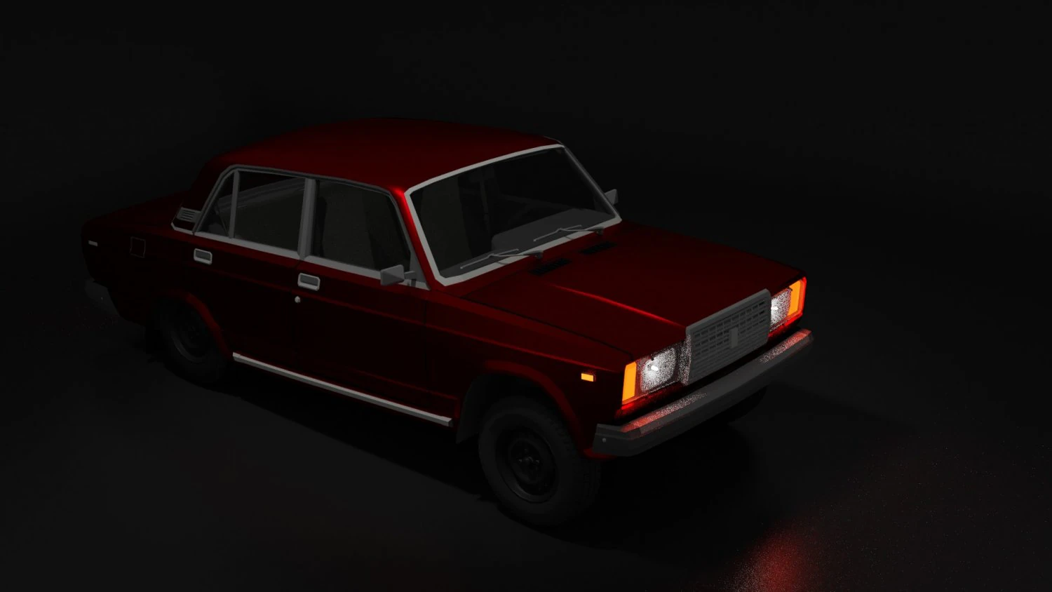 VAZ 2107 3D Model .c4d .max .obj .3ds .fbx .stl .blend 