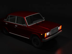 VAZ2107 Modello 3D