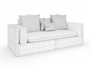 bank 80 sofa 3D मॉडल