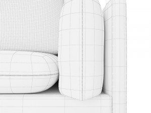bank 80 sofa 3D मॉडल