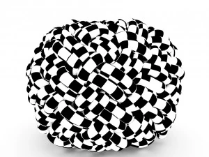 knotty flour cushion 3D Model