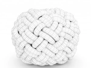 knotty flour cushion 3D Model