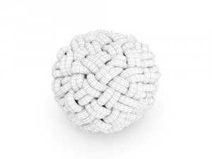 knotty flour cushion 3D Model
