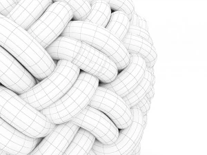 knotty flour cushion 3D Model