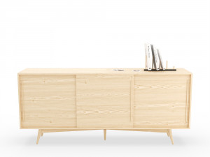 scandinavian tv unit 3D Model
