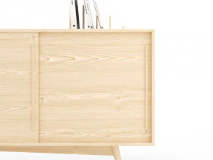 scandinavian tv unit 3D Model