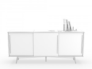 scandinavian tv unit 3D मॉडल