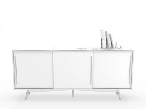 scandinavian tv unit 3D Model