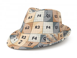 the bastion hat Modello 3D