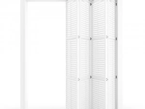 porta interna a soffietto Modello 3D