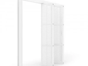 室内折りたたみシャッタードア 3Dモデル