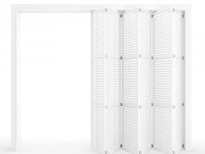 室内折りたたみシャッタードア 3Dモデル