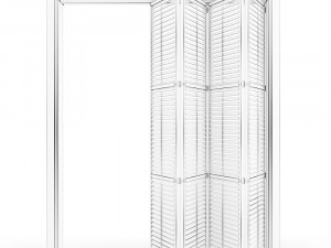 interior folding shutter door 3Dモデル