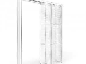 室内折りたたみシャッタードア 3Dモデル