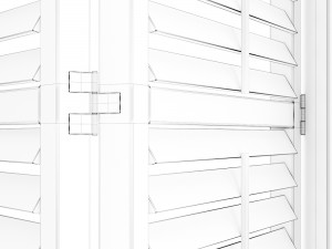 interior folding shutter door 3Dモデル