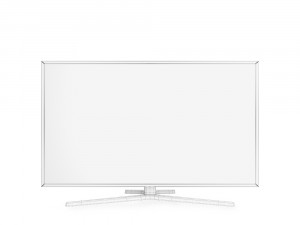 samsung 50 uhd 4k smart tv 3D Модель