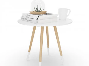 набір декорацій - вітальня 02 3D Модель