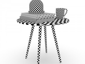 decoration set - livingroom 02 Model 3D