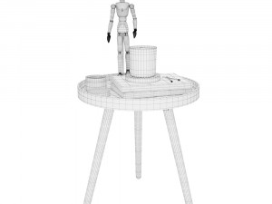 decoration set - livingroom 03 3D Model