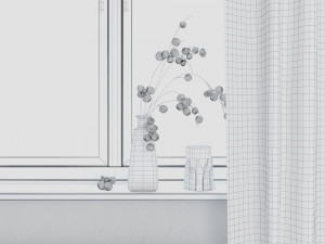 decoration set - livingroom 04 Model 3D