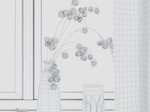 decoration set - livingroom 04 Model 3D