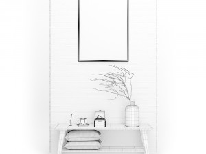 decoration set - livingroom 05 3D Model