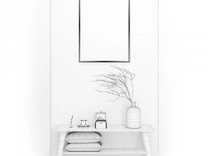 decoration set - livingroom 05 3D Model