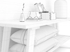 decoration set - livingroom 05 3D Model