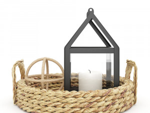 decoration set - livingroom 06 3D Model