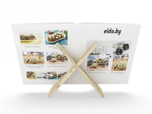 recipe book and bookholder 3D Model