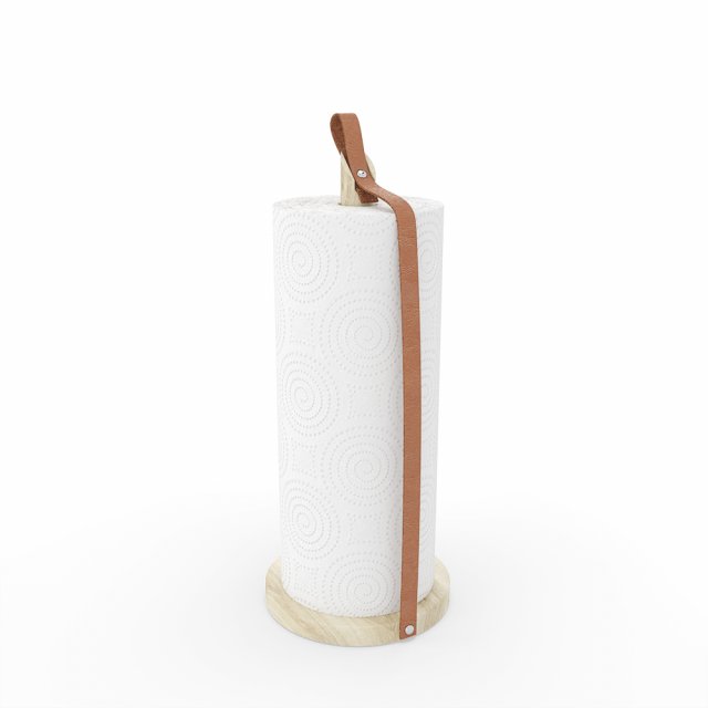 kitchen paper holder Model 3D .c4d .max .obj .3ds .fbx .stl .blend 
