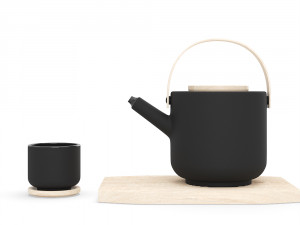 stelton theo teapot and tea mug 3D-Modell
