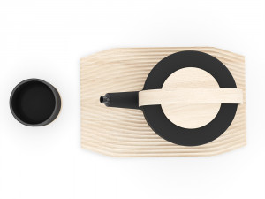 stelton theo teapot and tea mug 3D-Modell