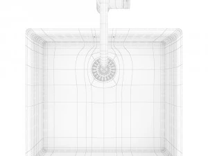 nivito rhythm mixer and sink 3D Model