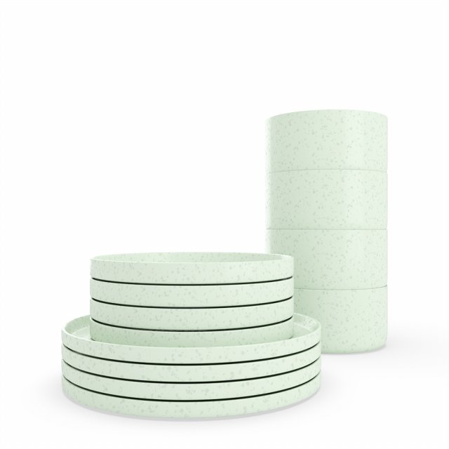 modern dining speckled set Model 3D .c4d .max .obj .3ds .fbx .stl .blend 