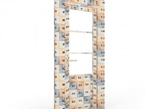 balcony door Modelo 3D