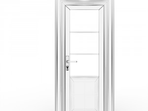 balcony door Modelo 3D