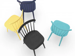tucker dining chair 3D Model